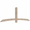 Ekena Millwork Bellingham Smooth Timber Gable Bracket, Douglas Fir, 96"W x 32"H x 3 1/2"D x 3 1/2"F, 8/12 Pitch GBW096X32X0404BEL00SDF - alternate 3